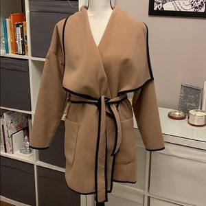 Camel Belted Coat